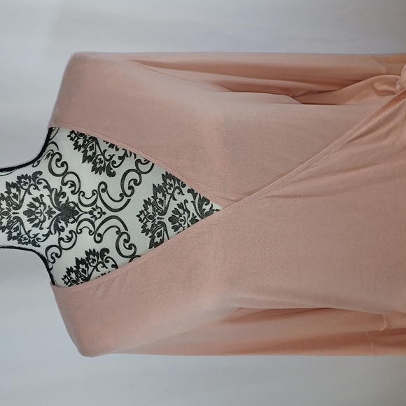 American Rag Juniors' Tie-Front Bell-Sleeve Crop Top - Picture 3 of 6